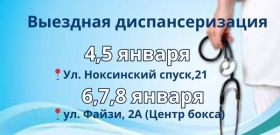 Выездная диспансеризация в новогодние праздники